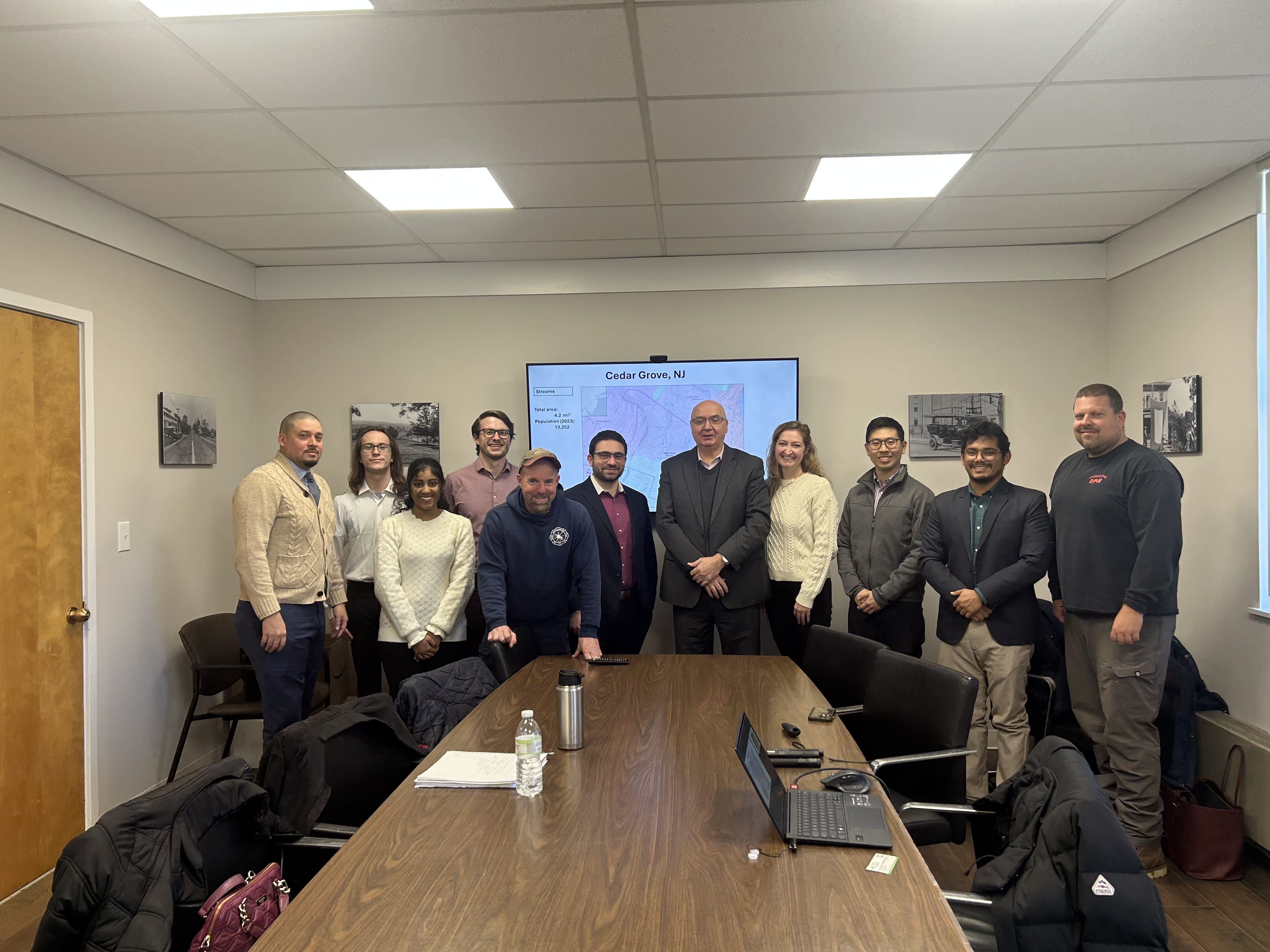 Cedar Grove kick-off meeting group photo